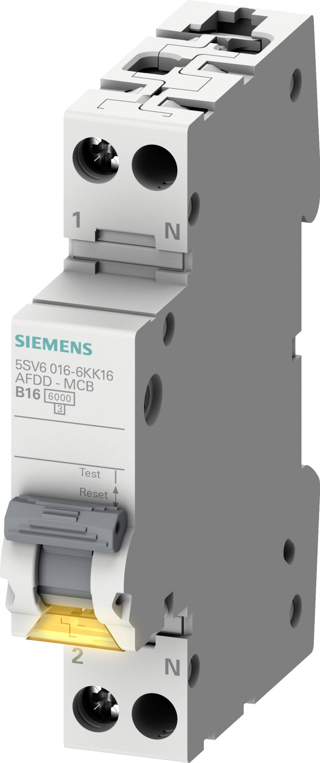 Siemens 5SV60166KK10 Przełącznik ochrony przeciwpożarowej Rozmiar bezpiecznika = 1 2 styki 10 A 230 V 1 szt. - obrazek 1