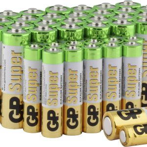 Baterie AA GP GPSUP15A24A904S44 GPSUP15A24A904S44, 1.5 V, alkaliczno-manganowe, 44 szt. Baterie AA GP GPSUP15A24A904S44 GPSUP15A24A904S44, 1.5 V, alkaliczno-manganowe, 44 szt.
