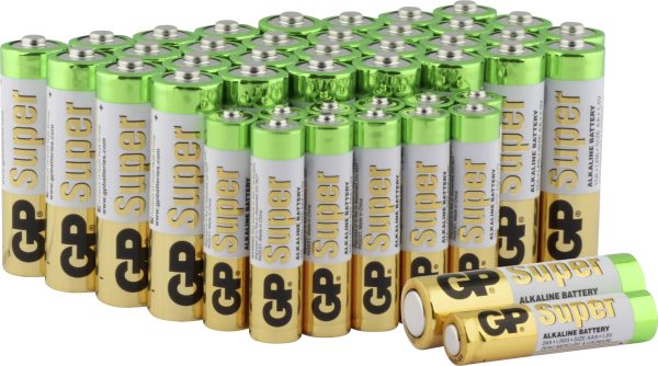 Baterie AA GP GPSUP15A24A904S44 GPSUP15A24A904S44, 1.5 V, alkaliczno-manganowe, 44 szt.