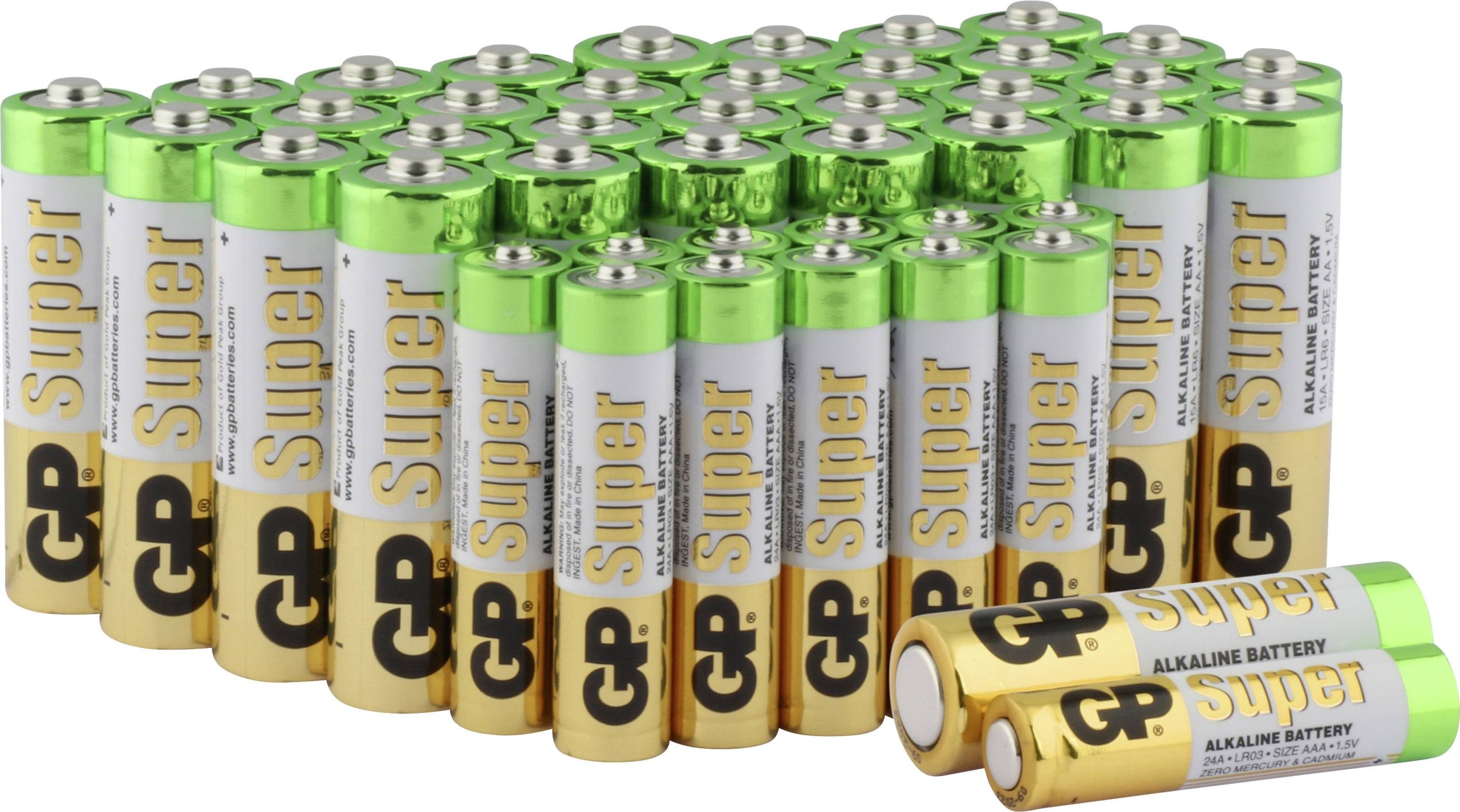 Baterie AA GP GPSUP15A24A904S44 GPSUP15A24A904S44, 1.5 V, alkaliczno-manganowe, 44 szt. - obrazek 1