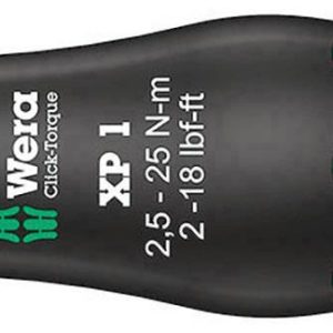 Wera Click-Torque XP 1 05075670001 Klucz dynamometryczny wstępnie ustawiony nasadowy kwadrat 9 x 12 mm 2.5 – 25 Nm Wera Click-Torque XP 1 05075670001 Klucz dynamometryczny wstępnie ustawiony nasadowy kwadrat 9 x 12 mm 2.5 – 25 Nm