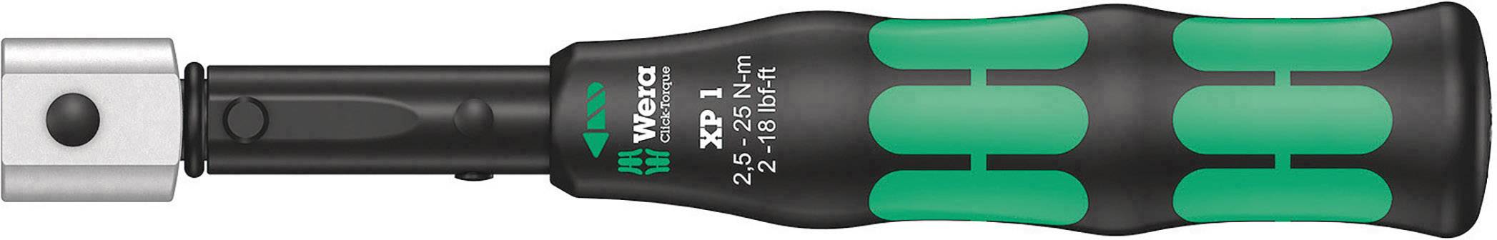Wera Click-Torque XP 1 05075670001 Klucz dynamometryczny wstępnie ustawiony nasadowy kwadrat 9 x 12 mm 2.5 - 25 Nm - obrazek 1