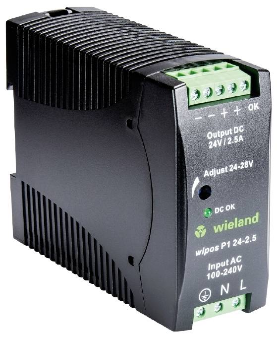 Wieland Electric 81.000.6120.0 Zasilacz 24 V 2.5 A 60 W Opis 1 szt.