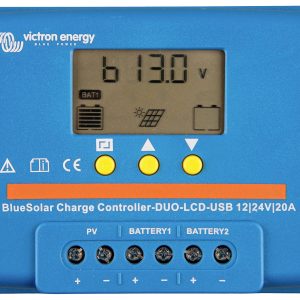 Solarny regulator ładowania Victron Energy BlueSolar PWM DUO-LCD & USB 12 / 24V-20A PWM 12 V, 24 V 20 A Solarny regulator ładowania Victron Energy BlueSolar PWM DUO-LCD & USB 12 / 24V-20A PWM 12 V, 24 V 20 A