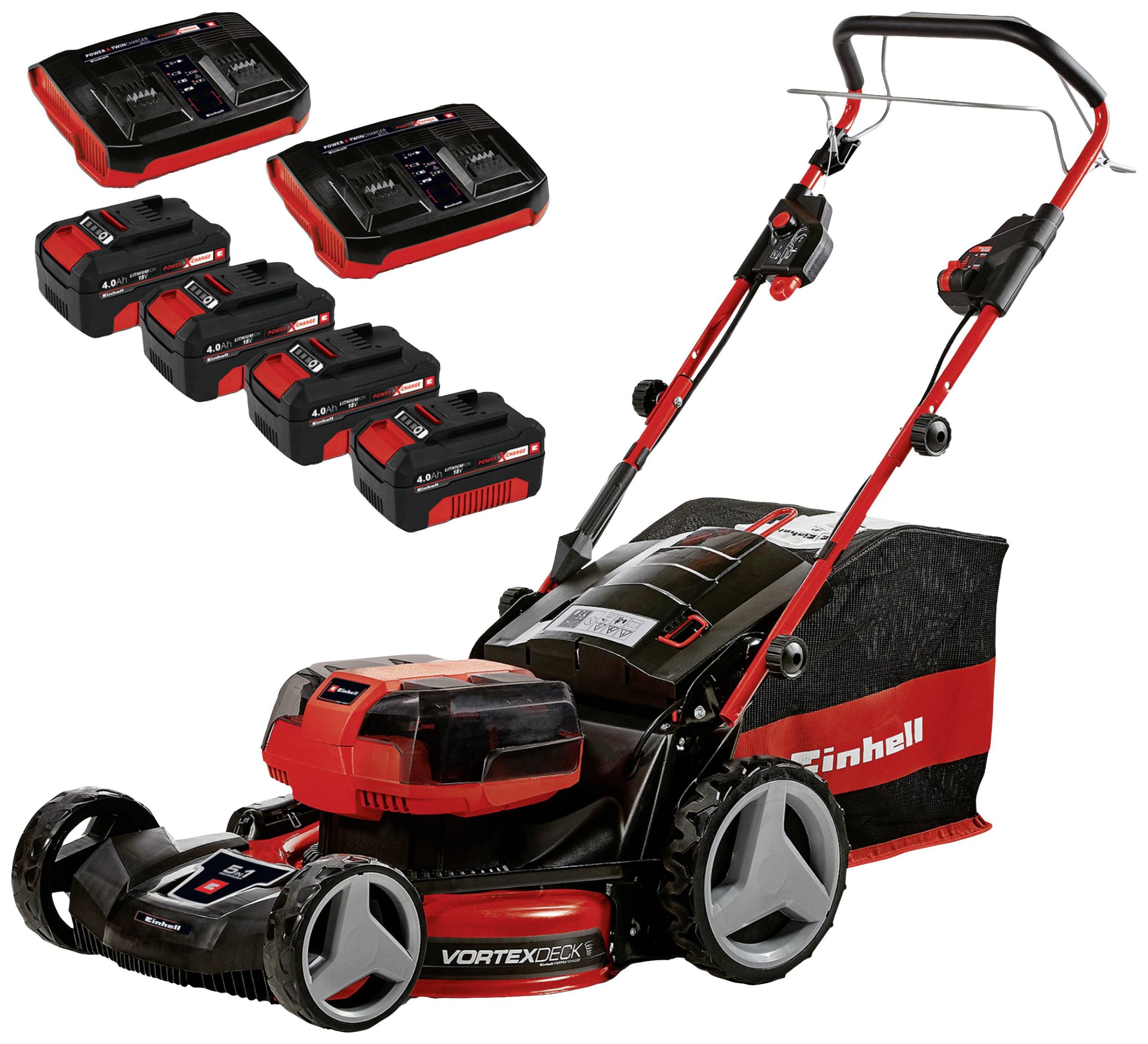 Einhell Professional GP-CM 36/47 S HW Li (4x4,0Ah) akumulatorowy Akumulatorowa kosiarka do trawy 4000 mAh 18 V Maksymaln - obrazek 1