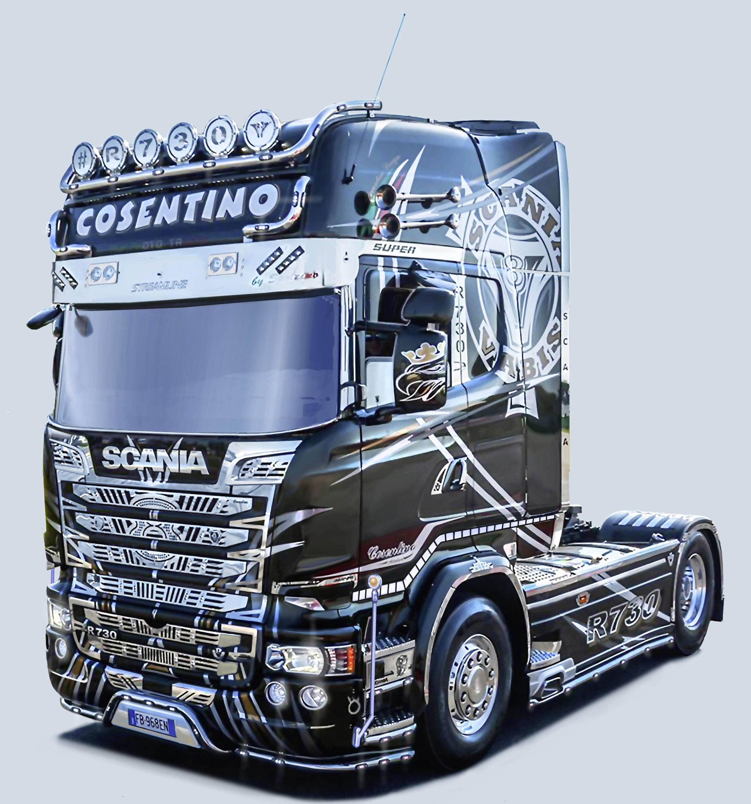 Modelu samochodu ciężarowego do sklejania Italeri SCANIA R730 Streamline Show Truck 3952 1:24 - obrazek 1