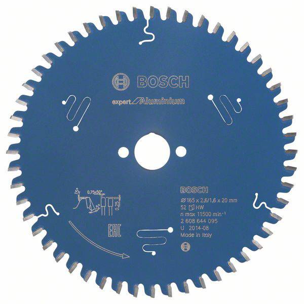 Tarcza tnąca Bosch Accessories Expert for Aluminium 165 x 20 x 1.6 mm 1 szt.