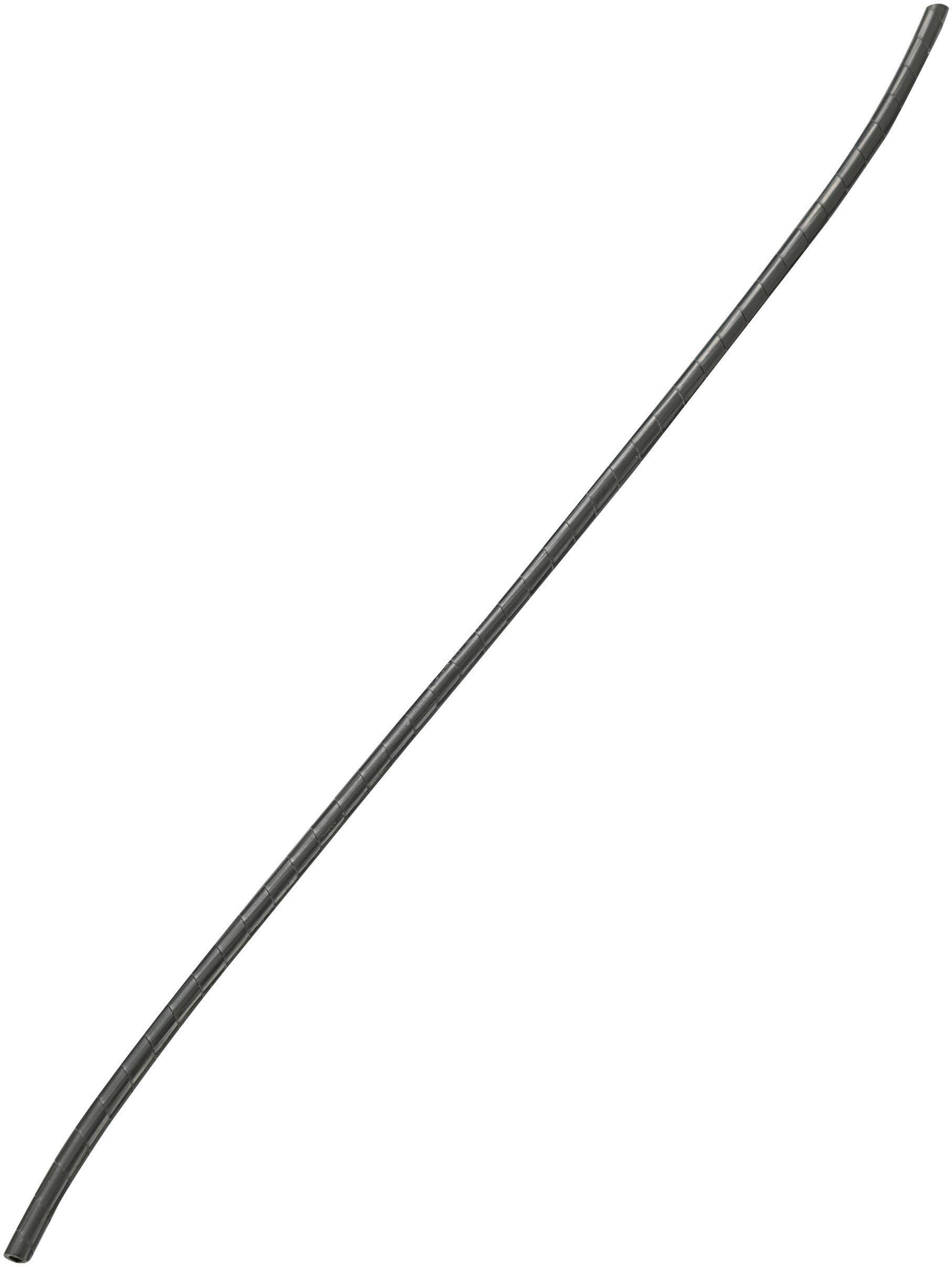 Wąż spiralny TRU COMPONENTS TC-KSPR6BK203, 2.50 do 15 mm, czarny, Produkty w metrach bieżących - obrazek 1