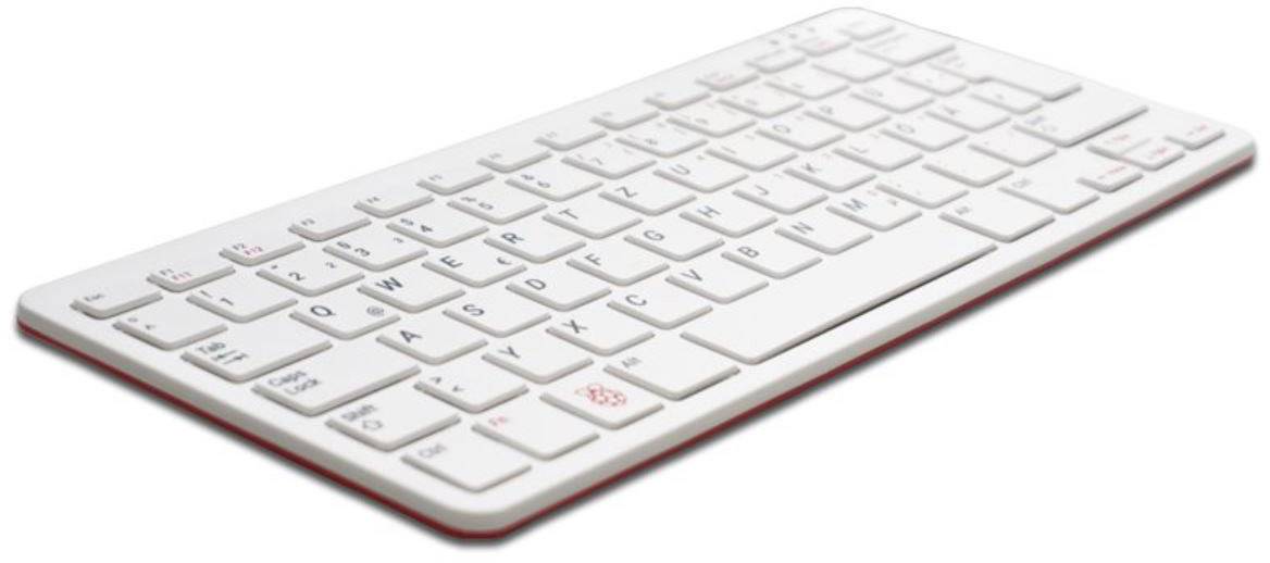 Klawiatura Raspberry Pi® RPI-KEYB (US)-RED/WHITE Angielska US, QWERTY - obrazek 1