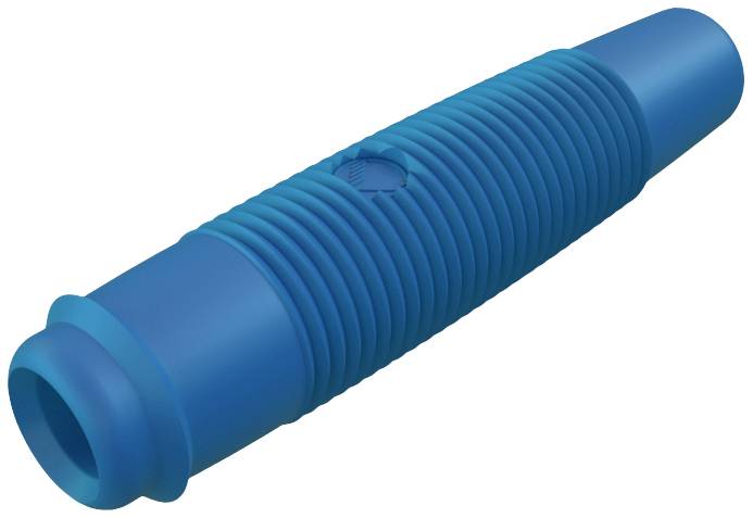 Gniazdo bananowe SKS Hirschmann KUN 30, 16 A, 60 V, niebieskie - obrazek 1