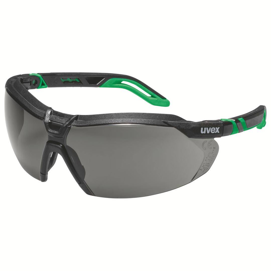 uvex i-5 9183043 Okulary ochronne czarny, zielony EN 166:2001, EN 169 - obrazek 1