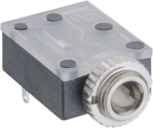 Lumberg 1503 17 Złącze męskie jack 3,5 mm złącze żeńskie do wbudowania poziomego Ilość styków: 3 stereo czarny 1 szt.