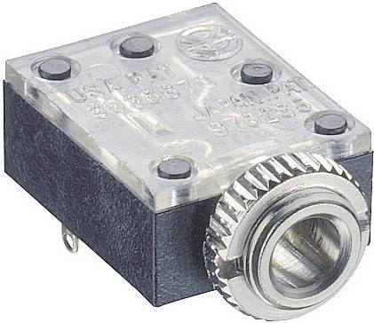 Gniazdo montażowe minijack Lumberg 1503 09, 3.5 mm, 3-pin, stereo - obrazek 1