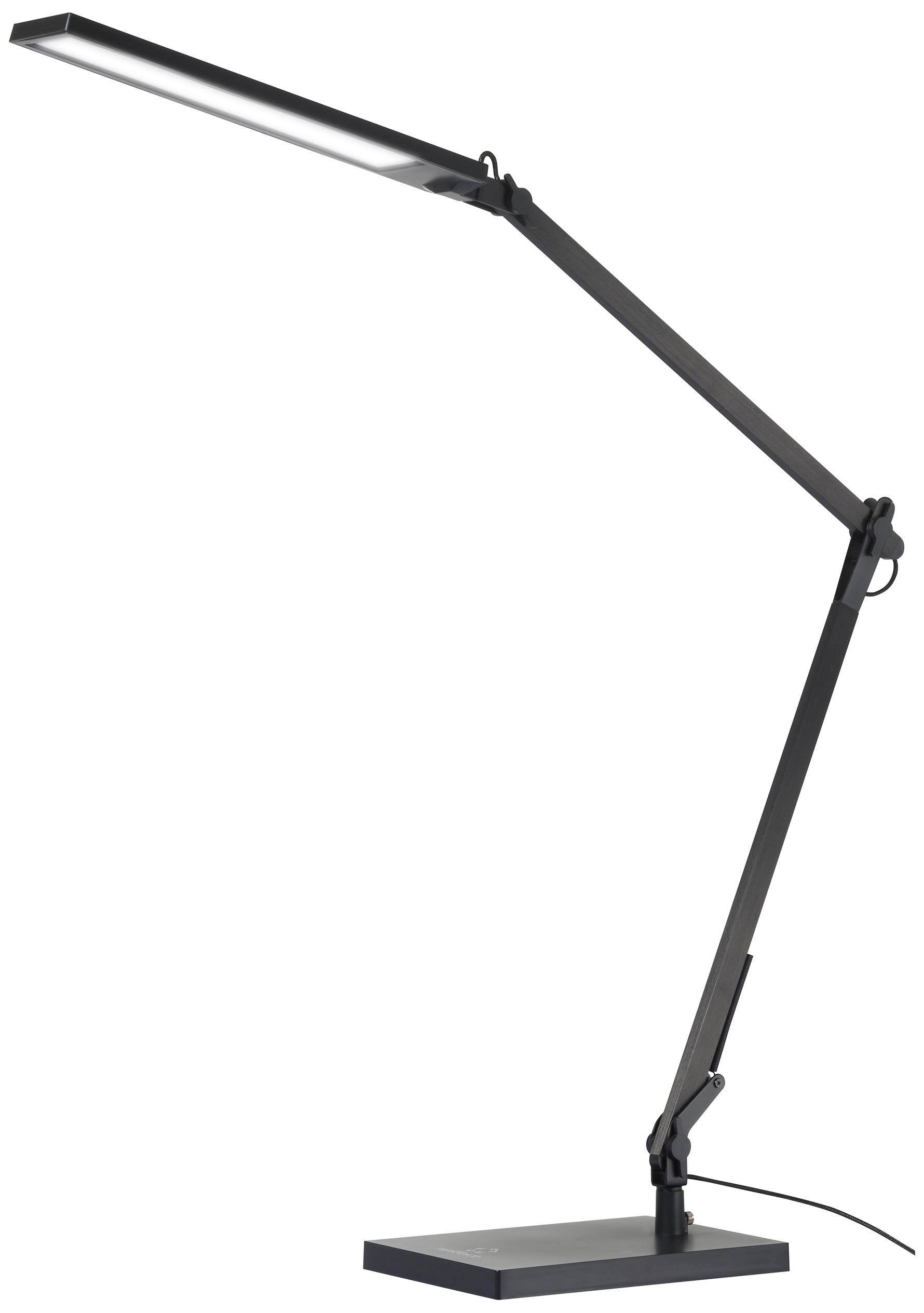 Lampka biurkowa LED Renkforce Flex RF-6439796 9.6 W czarny 500 lm - obrazek 1