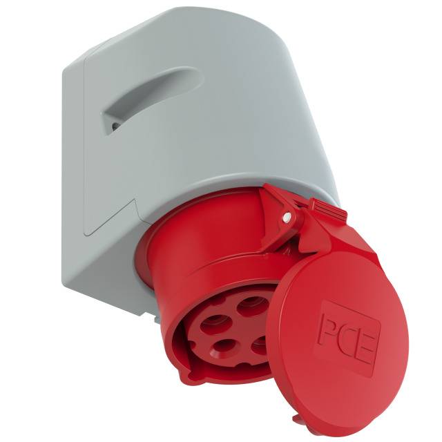 Gniazdo PCE 115-6tt, 400 V, 16 A, IP44 - obrazek 1