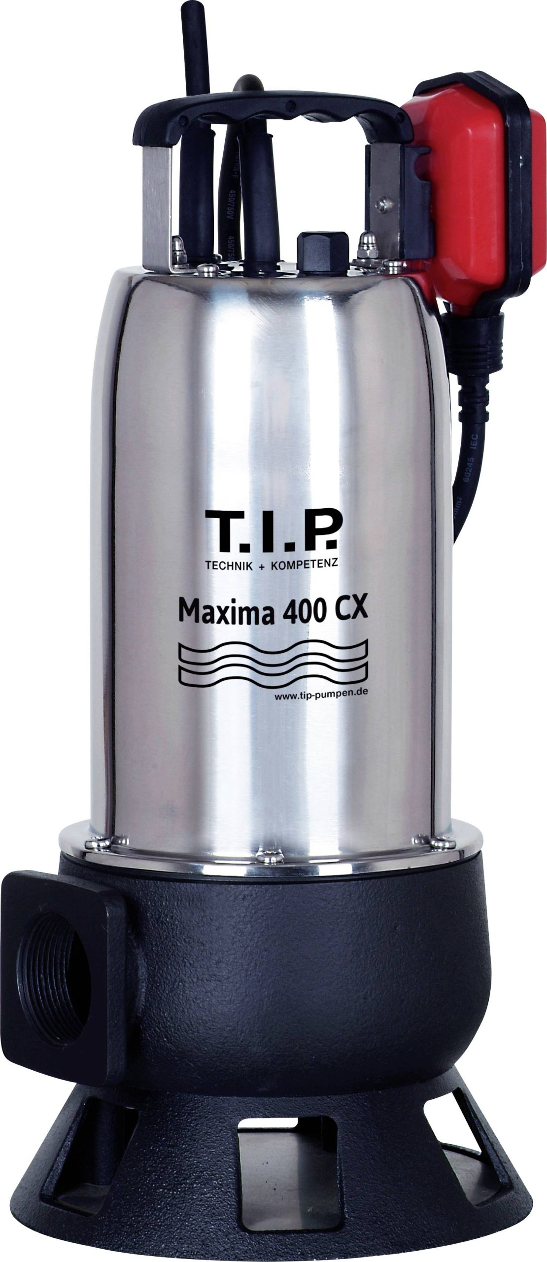 T.I.P. - Technische Industrie Produkte 30140 Maxima 400 CX Pompa zanurzeniowa do brudnej wody 24000 l/h 9 m - obrazek 1