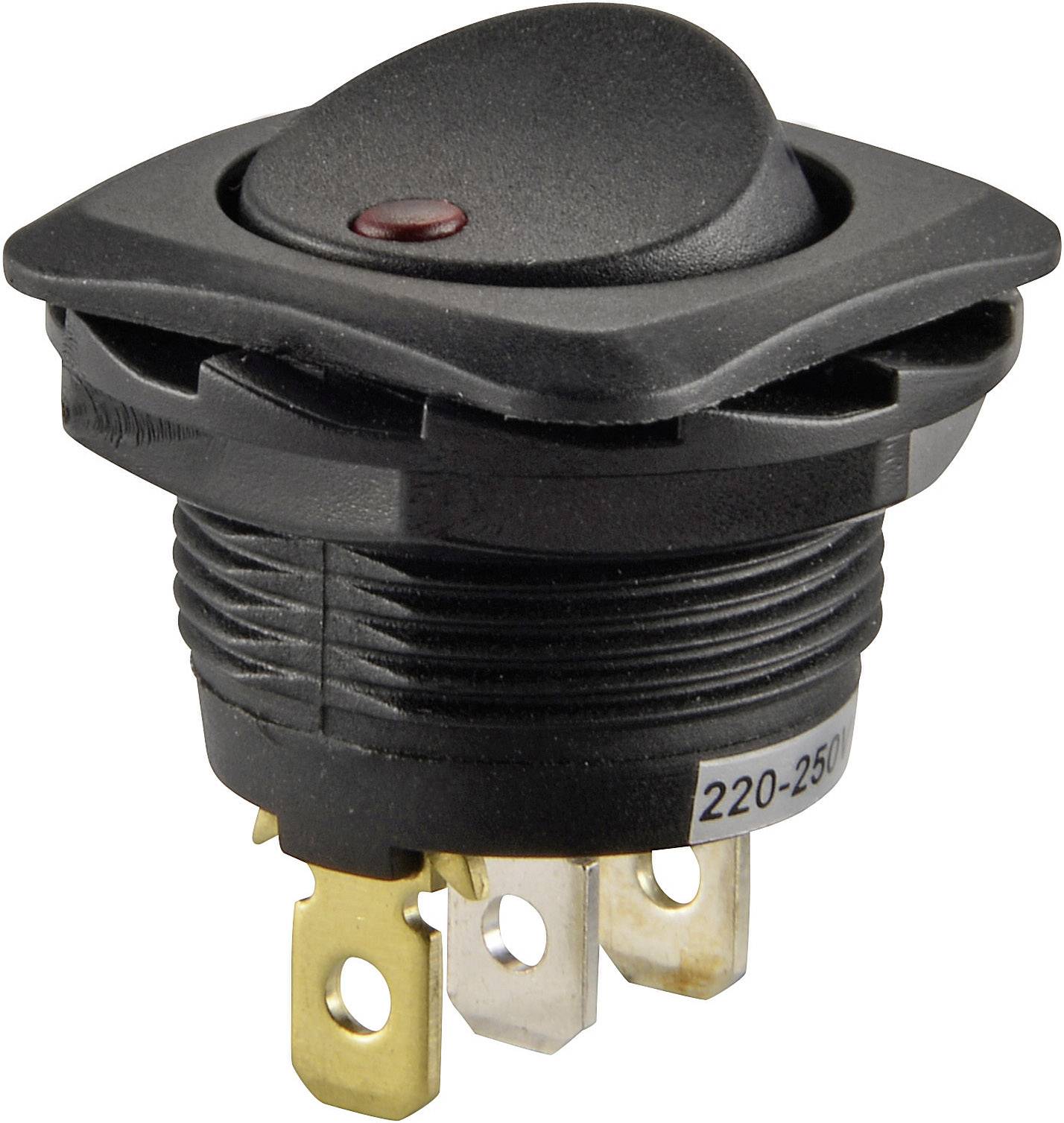 TRU COMPONENTS 1587557 Przełącznik kołyskowy TC-R13-135B2-02 250 V/AC 10 A 1 x wył/wł zatrzask 1 szt. sztuka - obrazek 1