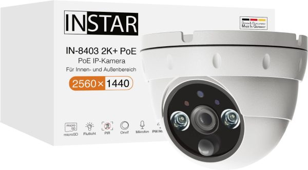Kamera monitoringu IP INSTAR IN-8403 2K+ POE ws 14082 LAN 2560 x 1440 px
