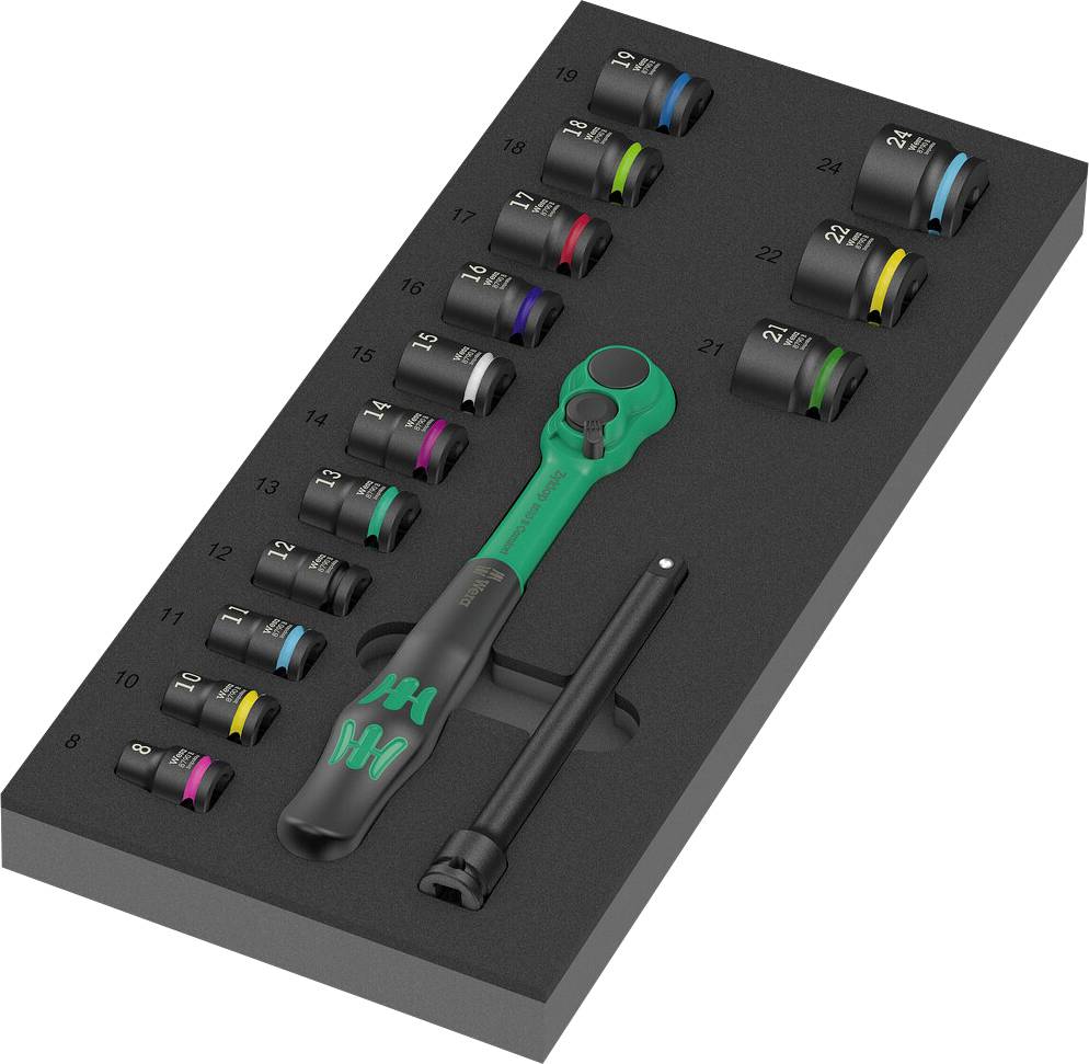 Nasadka zestaw Wera 9724 05150114001 3/8" - obrazek 1
