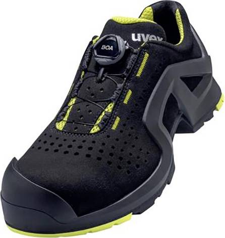 uvex 6568 6568250 Obuwie ochronne S1P Rozmiar buta (EU): 50 czarny/żółty 1 par(a)