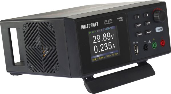 Zasilacz laboratoryjny stałonapięciowy VOLTCRAFT DSP-8020 0 – 80 V 0 – 20 A 500 W