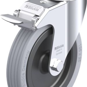 Blickle 223495 LKRA-VPA 125G-FI Kółko skrętne z hamulcem Średnica koła: 125 mm Maksymalne obciążenie: 100 kg 1 szt. Blickle 223495 LKRA-VPA 125G-FI Kółko skrętne z hamulcem Średnica koła: 125 mm Maksymalne obciążenie: 100 kg 1 szt.
