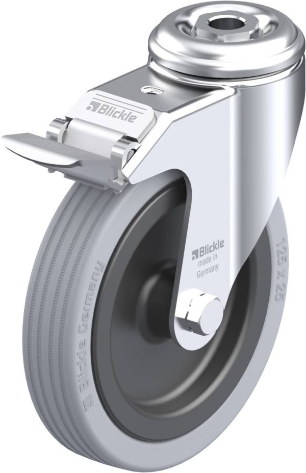 Blickle 223495 LKRA-VPA 125G-FI Kółko skrętne z hamulcem Średnica koła: 125 mm Maksymalne obciążenie: 100 kg 1 szt.