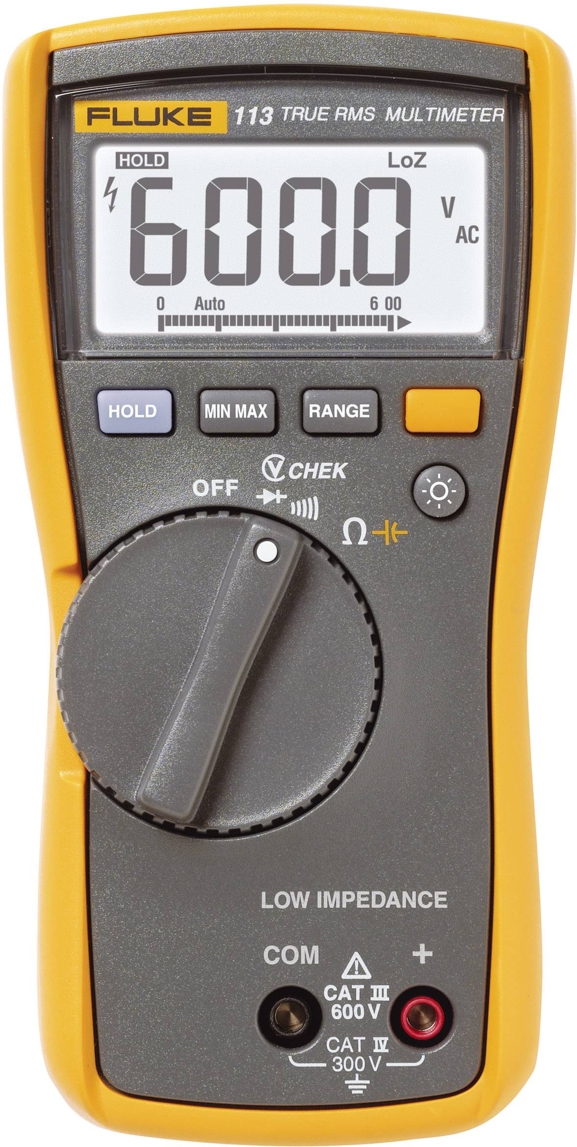 Fluke 113 Multimetr cyfrowy LoZ CAT III 600 V Wyświetlane liczby: 6000 - obrazek 1