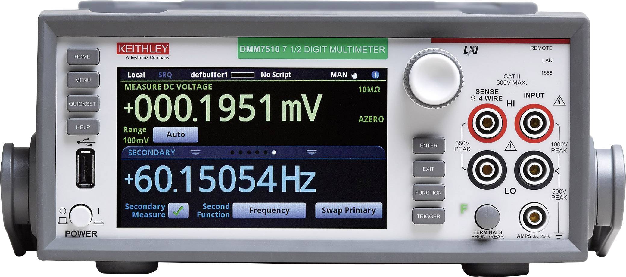 Keithley DMM7510 Multimetr stołowy Kalibracja (DAkkS) cyfrowy CAT II 300 V Wyświetlane liczby: 10000000 - obrazek 1