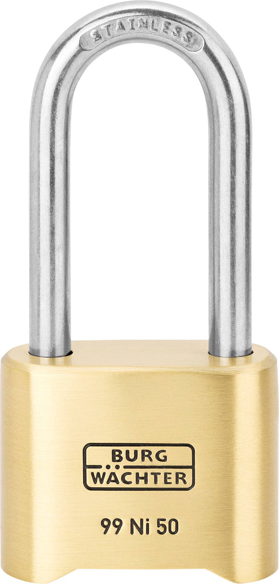 Kłódka Burg Wächter 37491 51.90 mm z zamkiem szyfrowym - obrazek 1