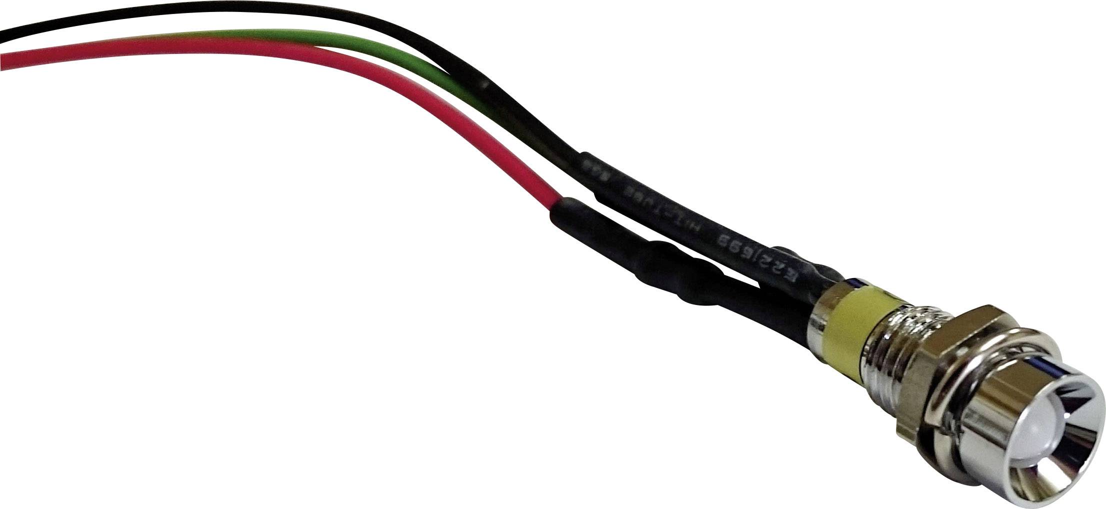TRU COMPONENTS BD-0608 12 V Lampka sygnalizacyjna LED, wielokolorowa czerwony, zielony 12 V/DC - obrazek 1