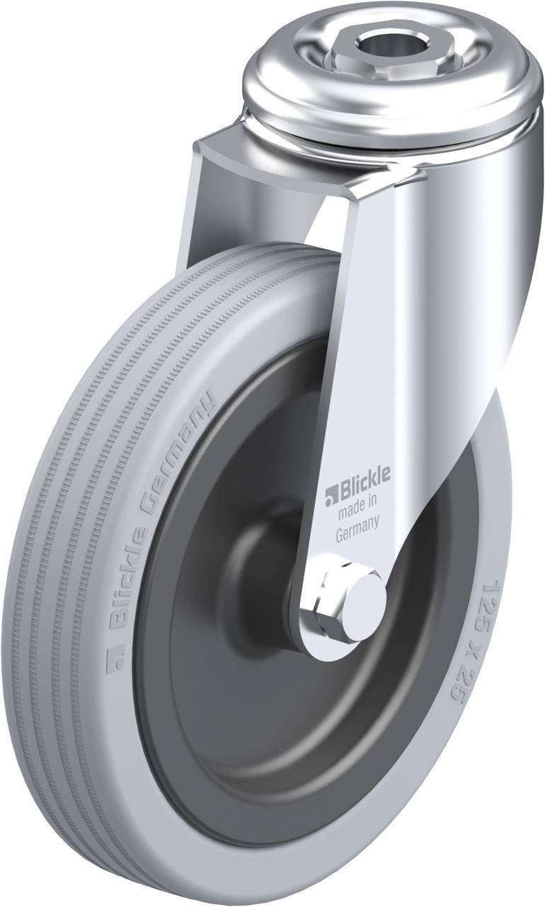 Blickle 223461 LKRA-VPA 125G Kółko skrętne Średnica koła: 125 mm Maksymalne obciążenie: 100 kg 1 szt. - obrazek 1