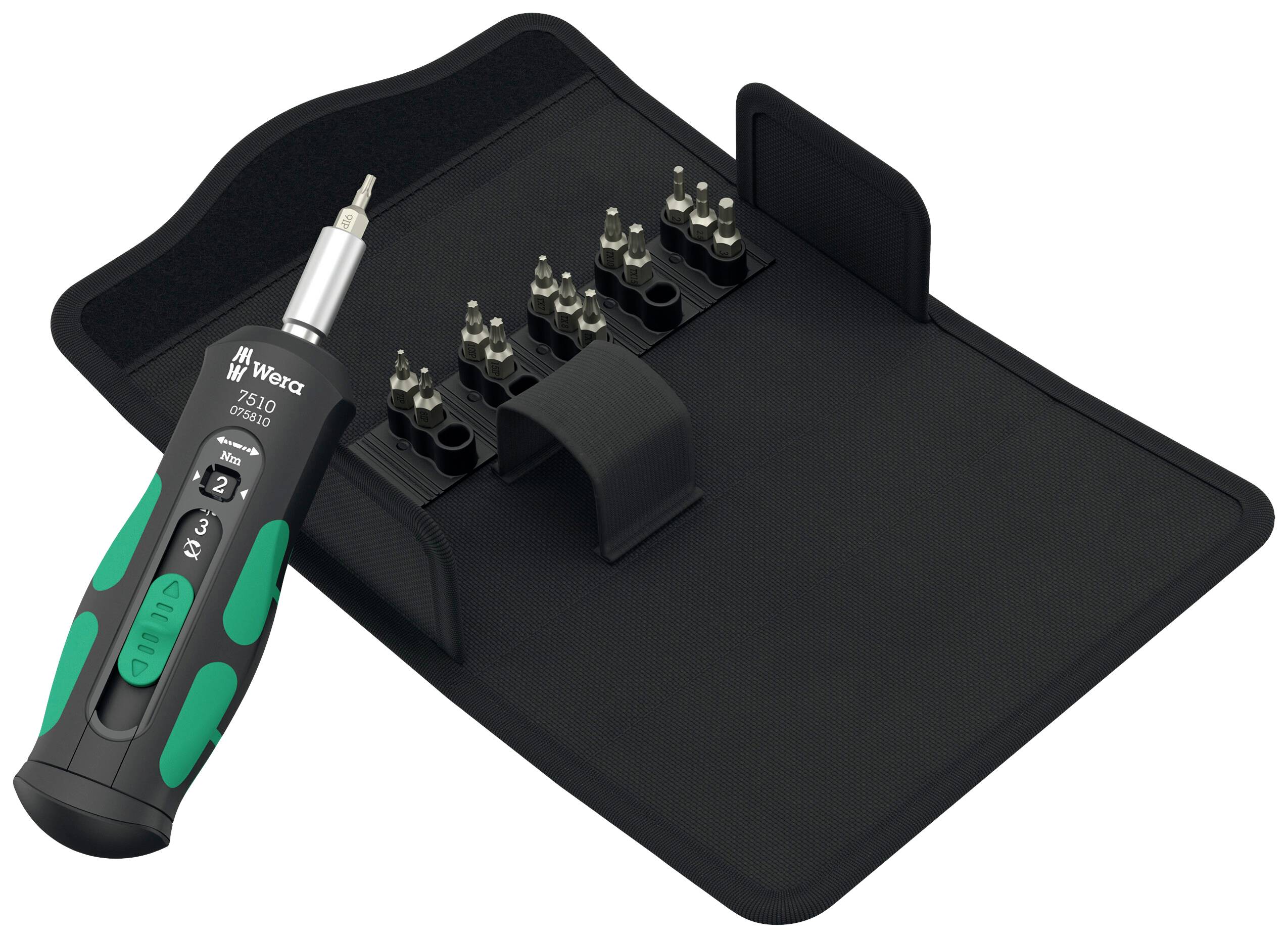 Bity Wera 7510/14 Safe-Torque Speed Werkzeug-Set 05075840001 1 zest. TORX, TORX Plus, wewnętrzny sześciokąt - obrazek 1