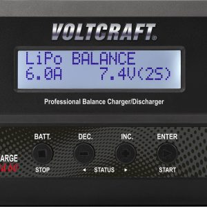 Ładowarka modelarska wielofunkcyjna VOLTCRAFT V-Charge 60 DC 6 A LiPo, LiIon, LiFePO, LiHV, NiCd, NiMH, Akumulator ołowi Ładowarka modelarska wielofunkcyjna VOLTCRAFT V-Charge 60 DC 6 A LiPo, LiIon, LiFePO, LiHV, NiCd, NiMH, Akumulator ołowi
