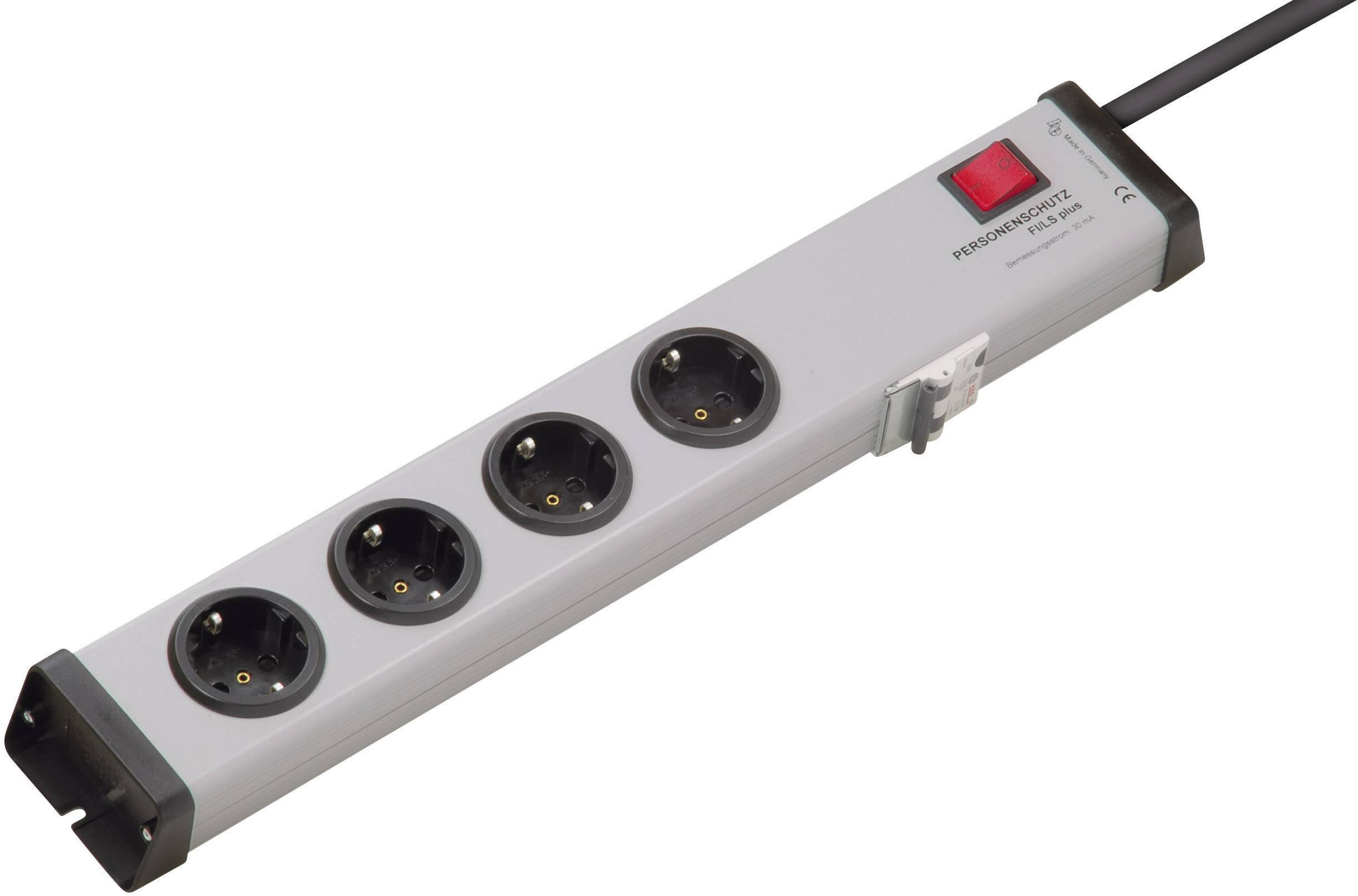 Listwa zasilająca z wyłącznikiem Ehmann Vario Linea 0250x00042301, złącze bezpieczne, Ilość gniazdek: 4 - obrazek 1