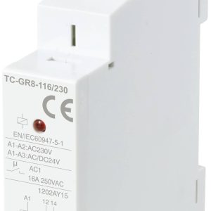 Przełącznik pomocniczy TRU COMPONENTS TC-GR8-116/230 TC-11988844, 24 V/AC, 24 V/DC, 230 V/AC, 16 A, 1 szt. Przełącznik pomocniczy TRU COMPONENTS TC-GR8-116/230 TC-11988844, 24 V/AC, 24 V/DC, 230 V/AC, 16 A, 1 szt.