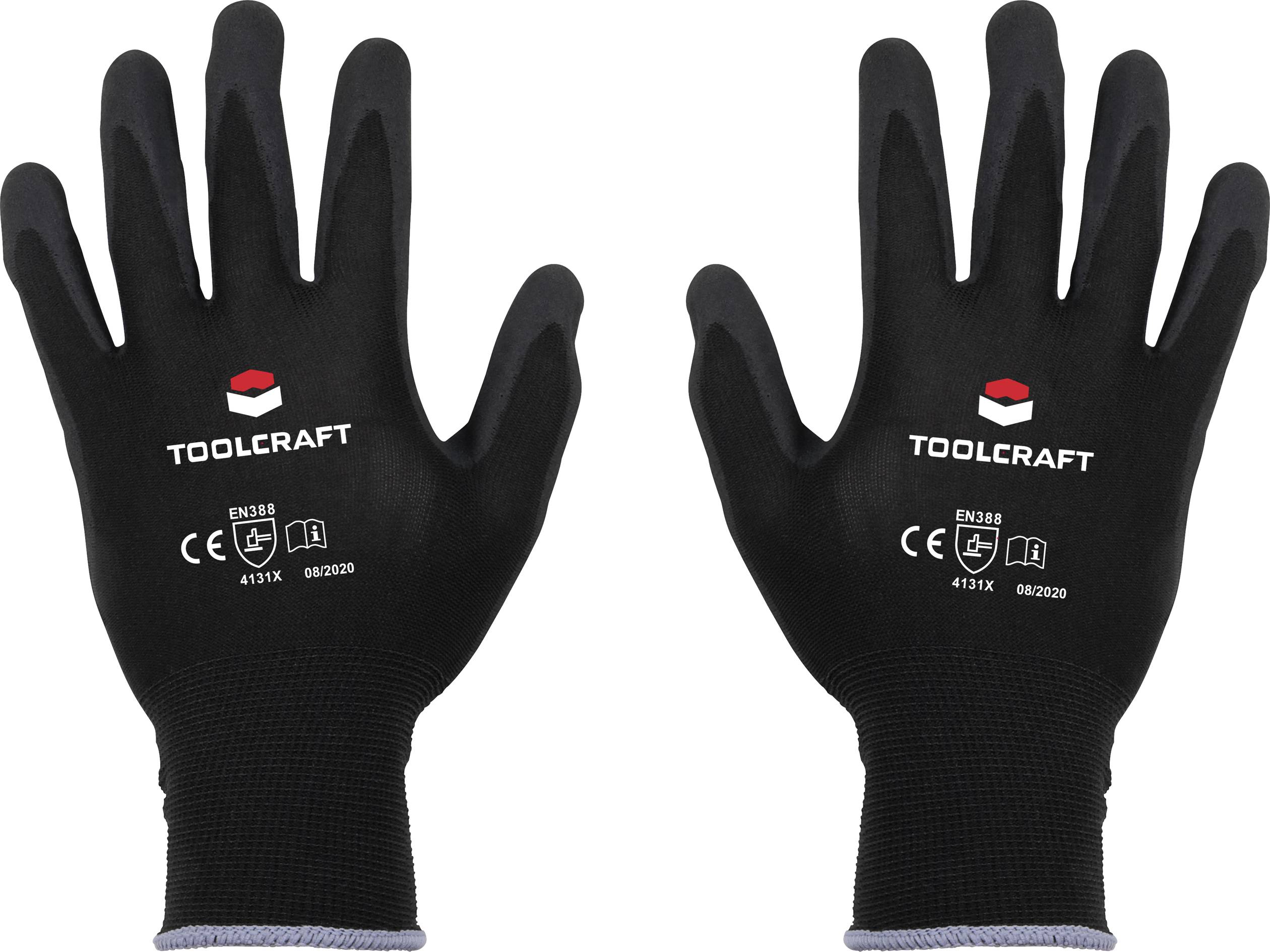 TOOLCRAFT TO-5621493 Poliamid, Nitryl Rękawice robocze Rozmiar rękawic: 11 EN 388 CAT II 1 par(a) - obrazek 1