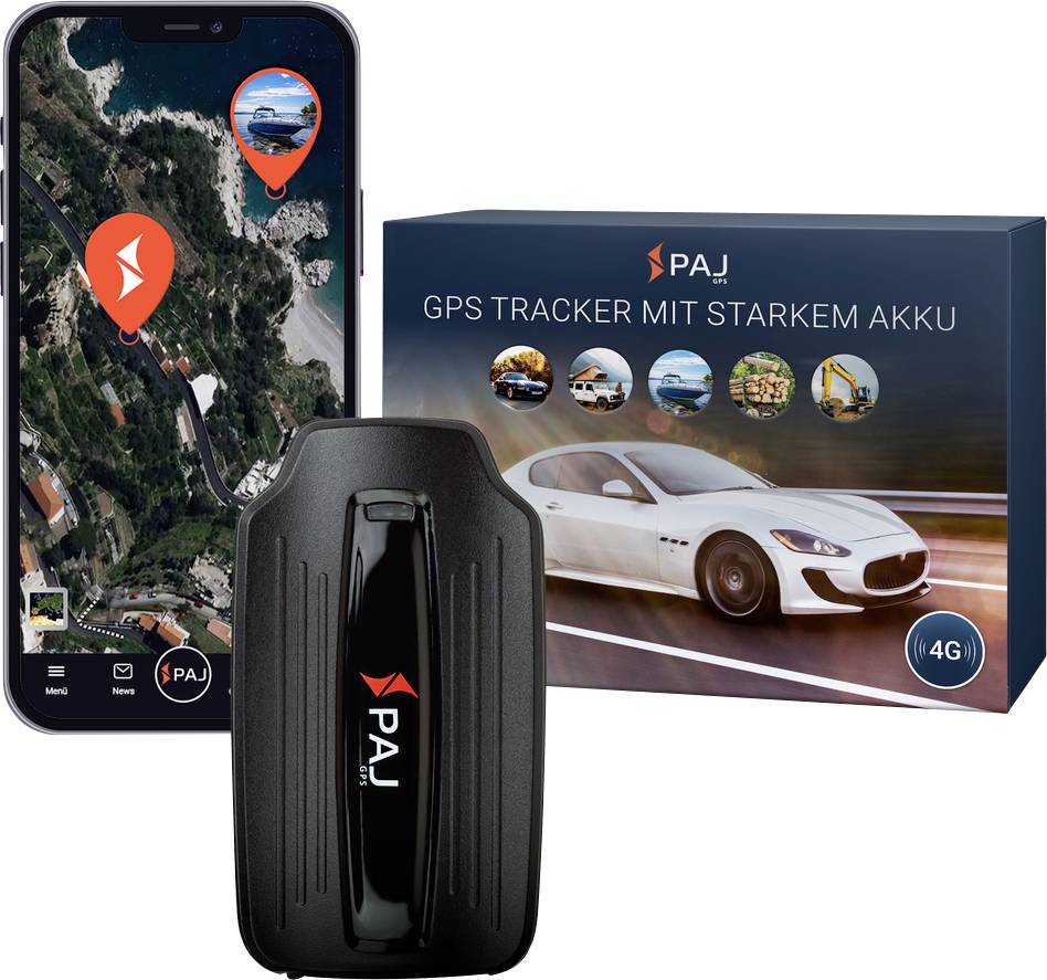 PAJ GPS POWER FINDER 4G Nadajnik GPS śledzenie pojazdu czarny 1 szt. - obrazek 1