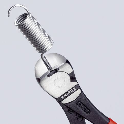 Szczypce czołowe wzmocnione Knipex 67 01 160, 160 mm, 64 HRC, do warsztatu - obrazek 1