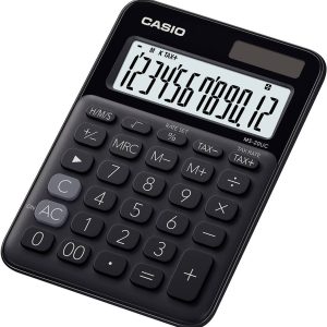 Casio MS-20UC-BK Kalkulator stołowy czarny Wyświetlacz: 12 energią słoneczną, bateryjne (S x W x G) 105 x 23 x 149.5 mm Casio MS-20UC-BK Kalkulator stołowy czarny Wyświetlacz: 12 energią słoneczną, bateryjne (S x W x G) 105 x 23 x 149.5 mm