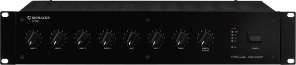 Monacor PA-928D Wzmacniacz ELA 280 W 5-kanałowy