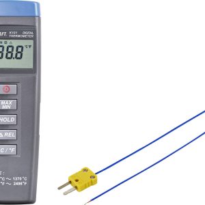 Termometr typu K VOLTCRAFT K101 + TP 202 VC-10503970, -200 – +1370 °C Termometr typu K VOLTCRAFT K101 + TP 202 VC-10503970, -200 – +1370 °C