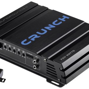 Crunch GPX750.1D Wzmacniacz cyfrowy jednokanałowy 750 W Regulacja głośności / tonów niskich / wysokich Pasuje do (Marka Crunch GPX750.1D Wzmacniacz cyfrowy jednokanałowy 750 W Regulacja głośności / tonów niskich / wysokich Pasuje do (Marka