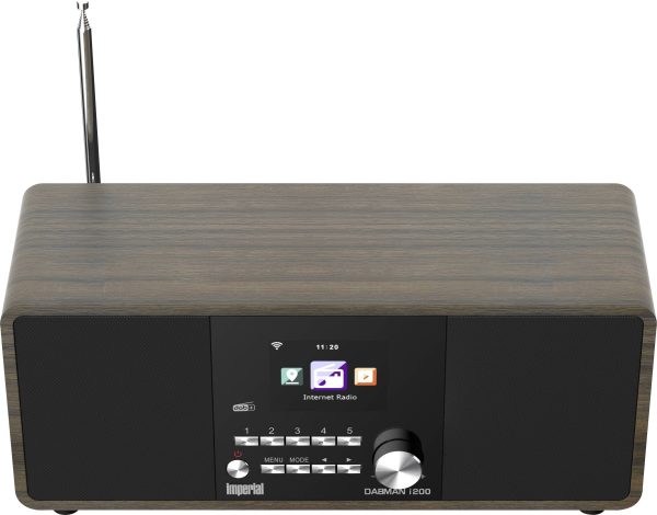 Radio internetowe Imperial DABMAN i200 V2, DAB+, fale metrowe (VHF), Internet, drewno Radio internetowe Imperial DABMAN i200 V2, DAB+, fale metrowe (VHF), Internet, drewno