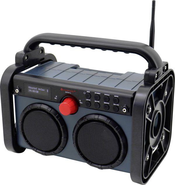 Radio na budowę soundmaster DAB85BL DAB+, fale metrowe (VHF) niebieski, czarny