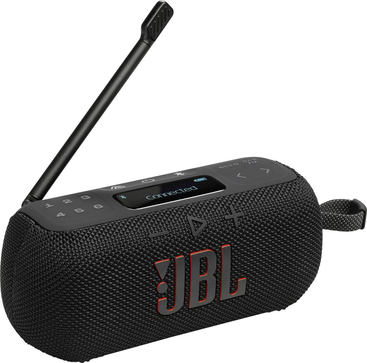 Radio przenośne JBL Tuner 3 FM, DAB, DAB+ wielokrotne ładowanie, wodoodporny, pyłoszczelny czarny - obrazek 1