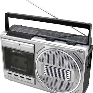 Radiomagnetofon soundmaster FM, fale średnie (MF) czarny, srebrny Radiomagnetofon soundmaster FM, fale średnie (MF) czarny, srebrny