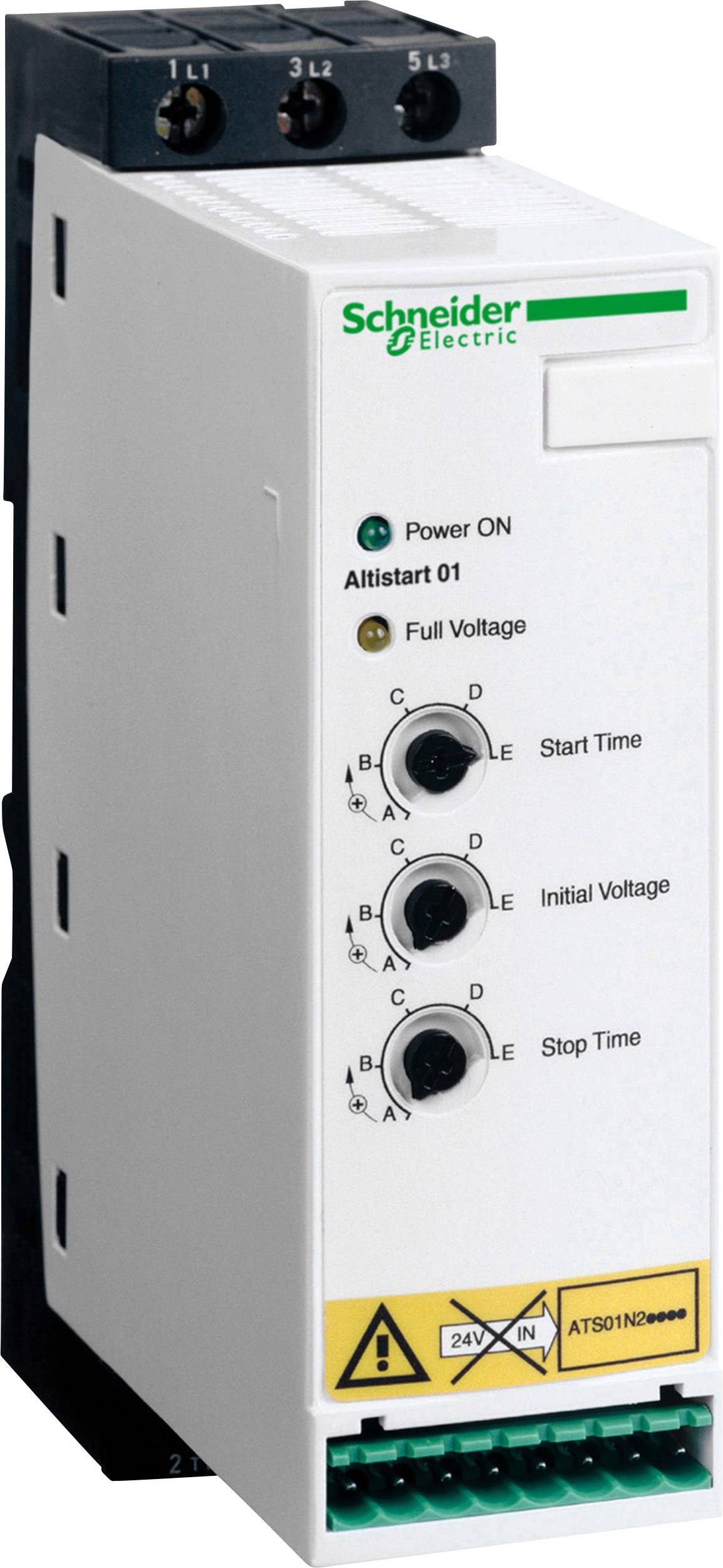 Schneider Electric ATS01N222QN ATS01N222QN Soft-start Moc silnika przy 400 V 11 kW 380 V - obrazek 1