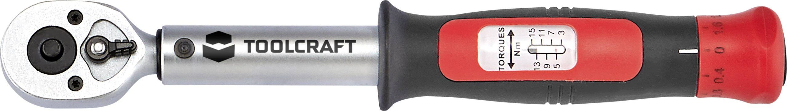 Klucz dynamometryczny TOOLCRAFT 1525064, 1/4" (6.3 mm), 3 - 15 Nm - obrazek 1