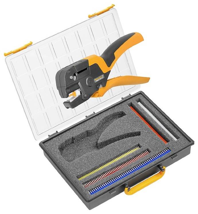 Weidmüller CRIMP-SET STRIPAX PLUS 9028770000 Zestaw - zaciskarka końcówki kablowe 0.5 do 2.5 mm² z zestawem do zaciskani - obrazek 1